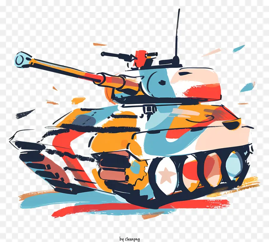 Karikatür Tankı，Tank PNG