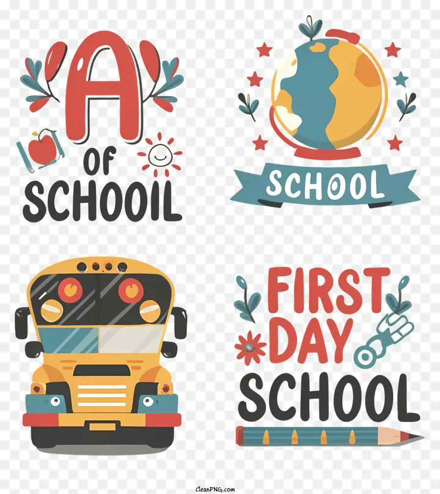 Okul Logosu，Okulun Ilk Günü PNG