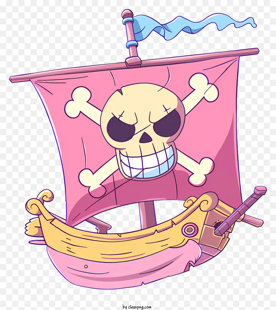 One Piece Jolly Roger，Korsan Gemisi PNG