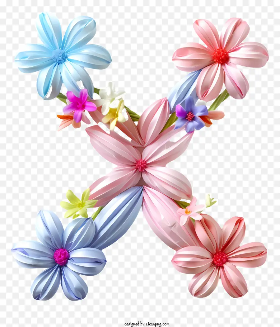 Çiçek Mektubu X，çiçek Aranjmanı PNG