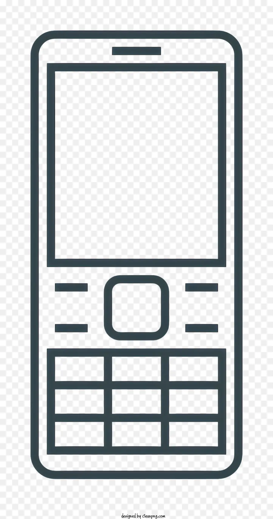 Mobil Logosu，Siyah Beyaz Telefon PNG