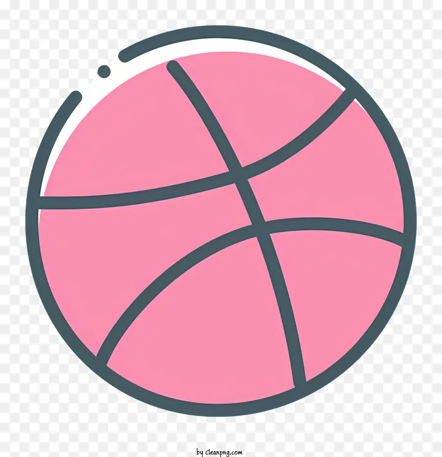 Basketbol Logosu，Pembe Basketbol PNG