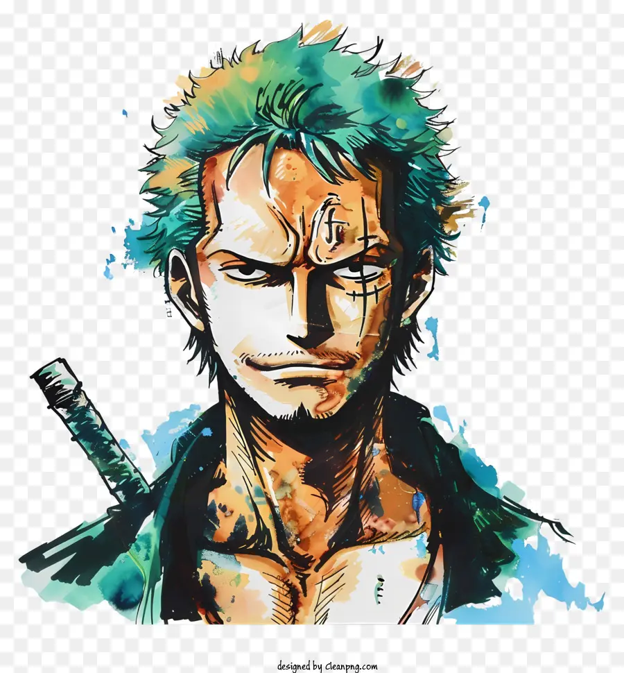 Tek Parça Roronoa Zoro，Anime Karakteri PNG