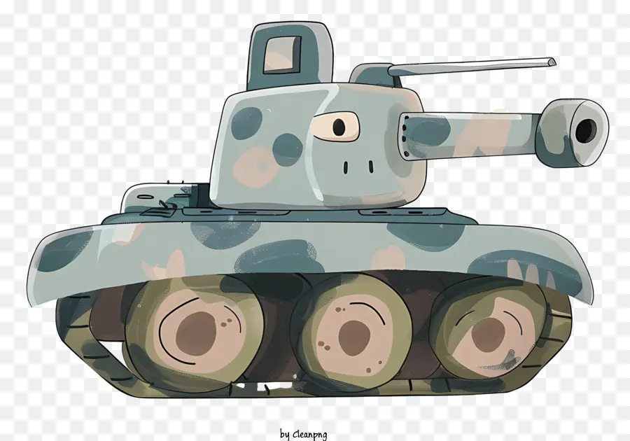 Karikatür Tankı，Top PNG