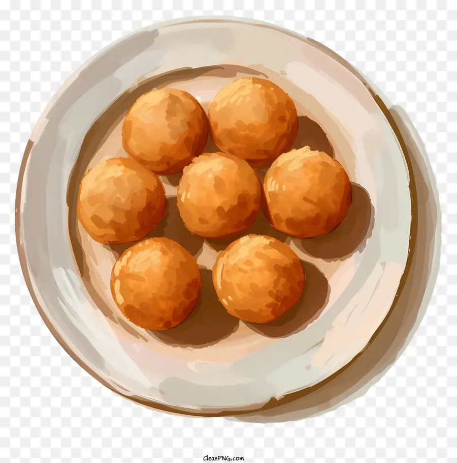 Laddu，Kızarmış Toplar PNG