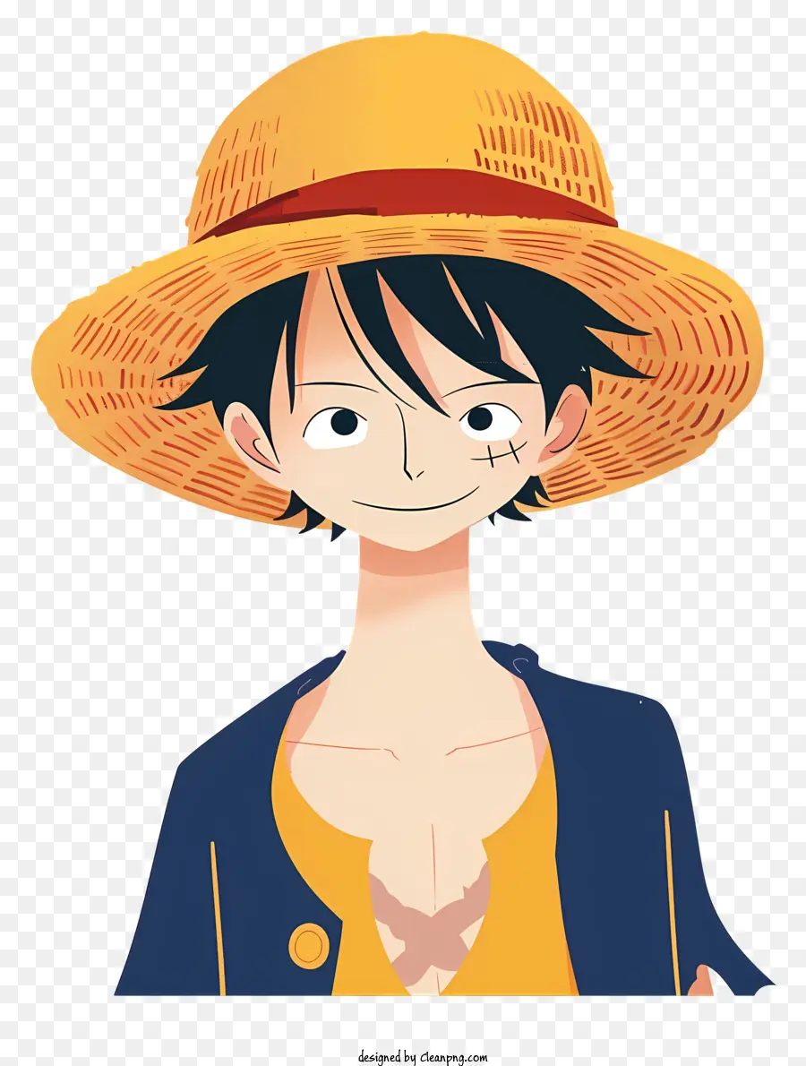 Tek Parça Luffy，Hasır Şapka Karakteri PNG