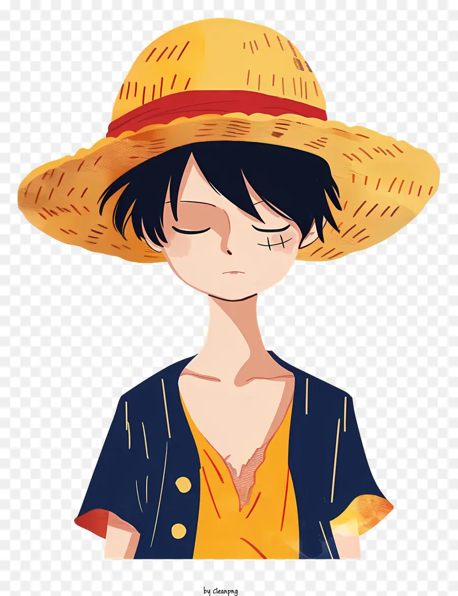 Tek Parça Luffy，Hasır Şapka Karakteri PNG