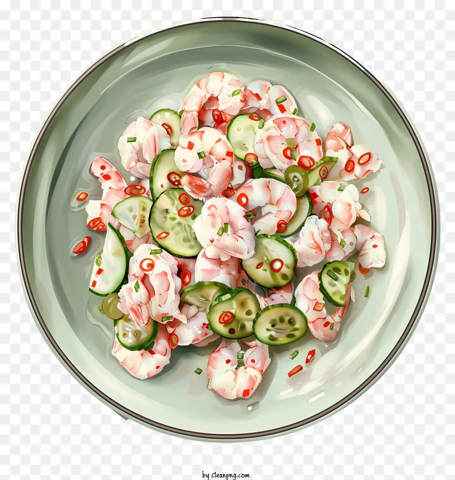 Ceviche，Karides Salatası PNG