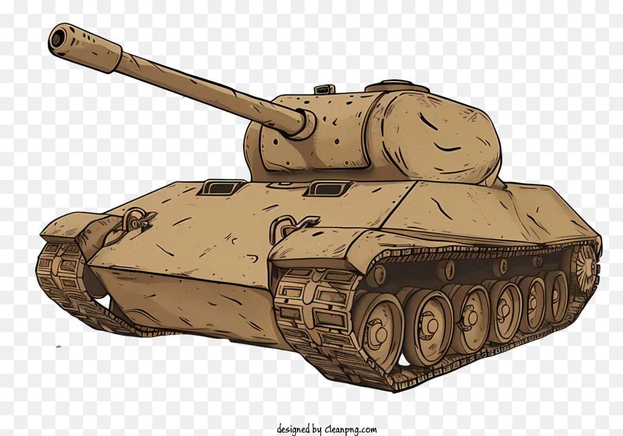 Karikatür Tankı，Askeri Tank PNG