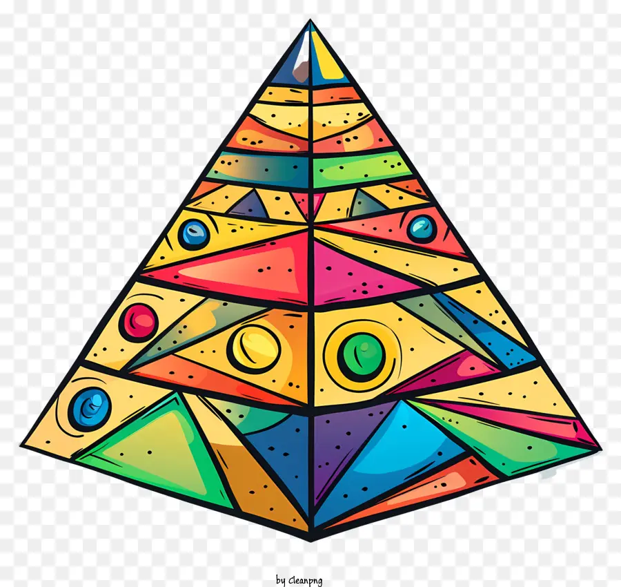 Sevimli Üçgen，Geometrik Piramit PNG