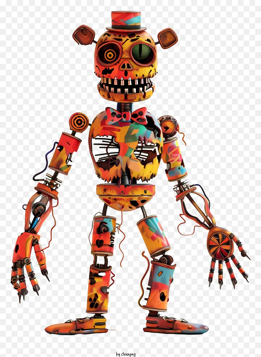 Solmuş Freddy，Robot PNG