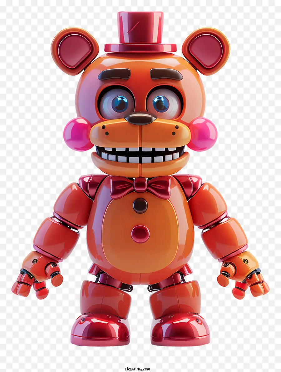 Fnaf Freddy Fazbear，Kırmızı Animatronik Ayı PNG