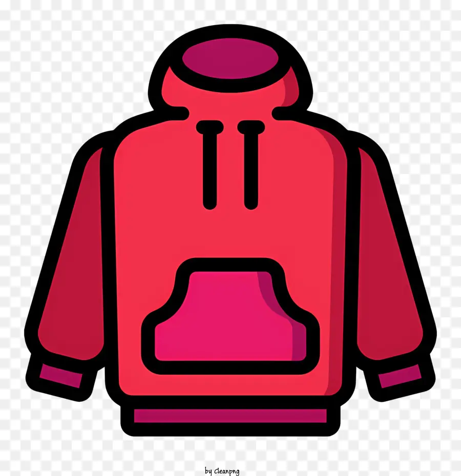 Hoodie Logosu，Pembe Kapüşonlu Sweatshirt PNG