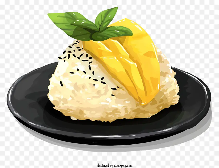 Khao Niao Mamuang，Mango Yapışkan Pirinç PNG