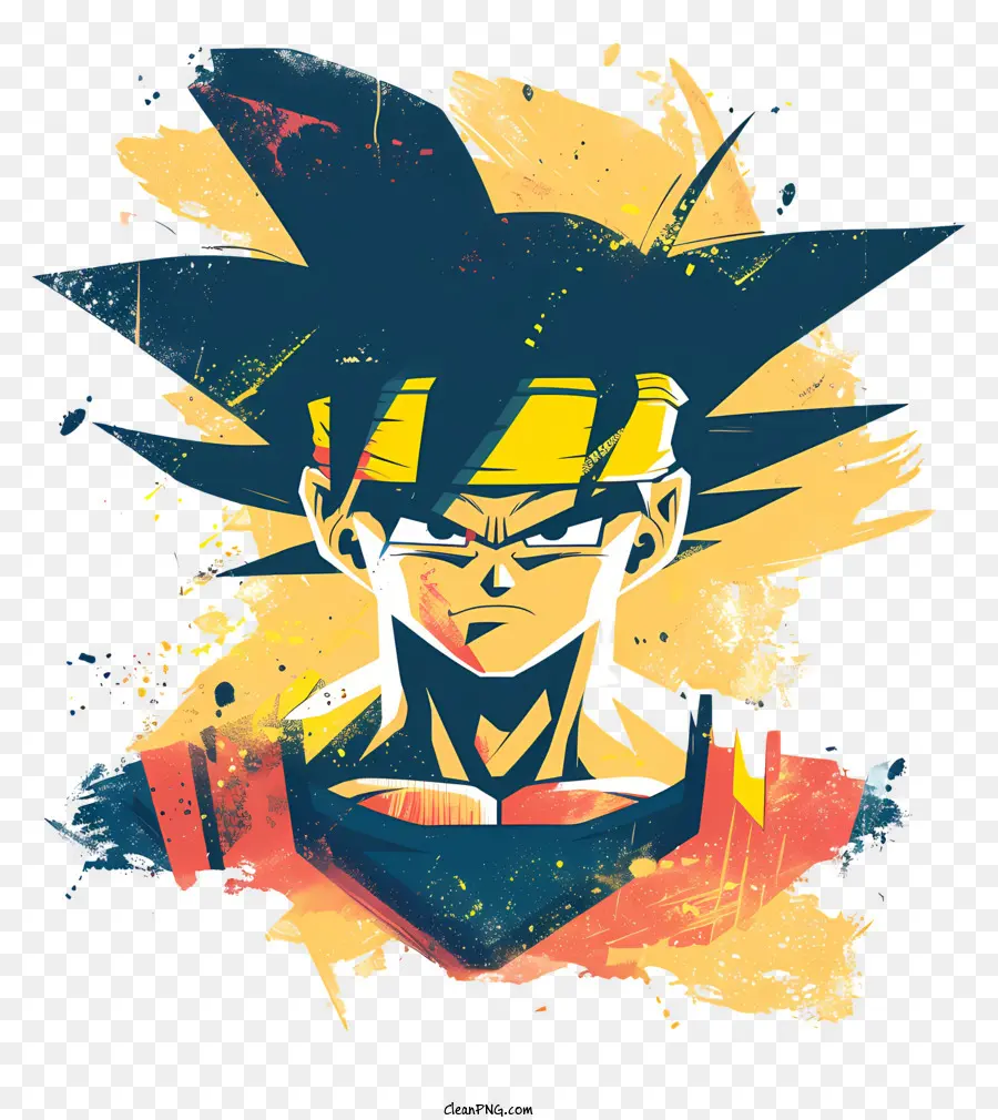 Dragon Ball Bardock，Soyut Sanat PNG