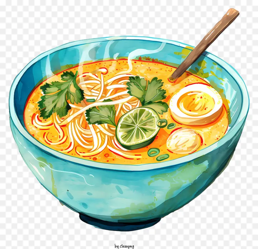 Khao Soi，Erişte Çorbası PNG