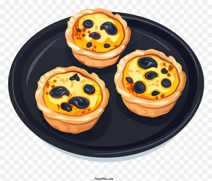 Pastel De Nata，Zeytinli Kiş PNG