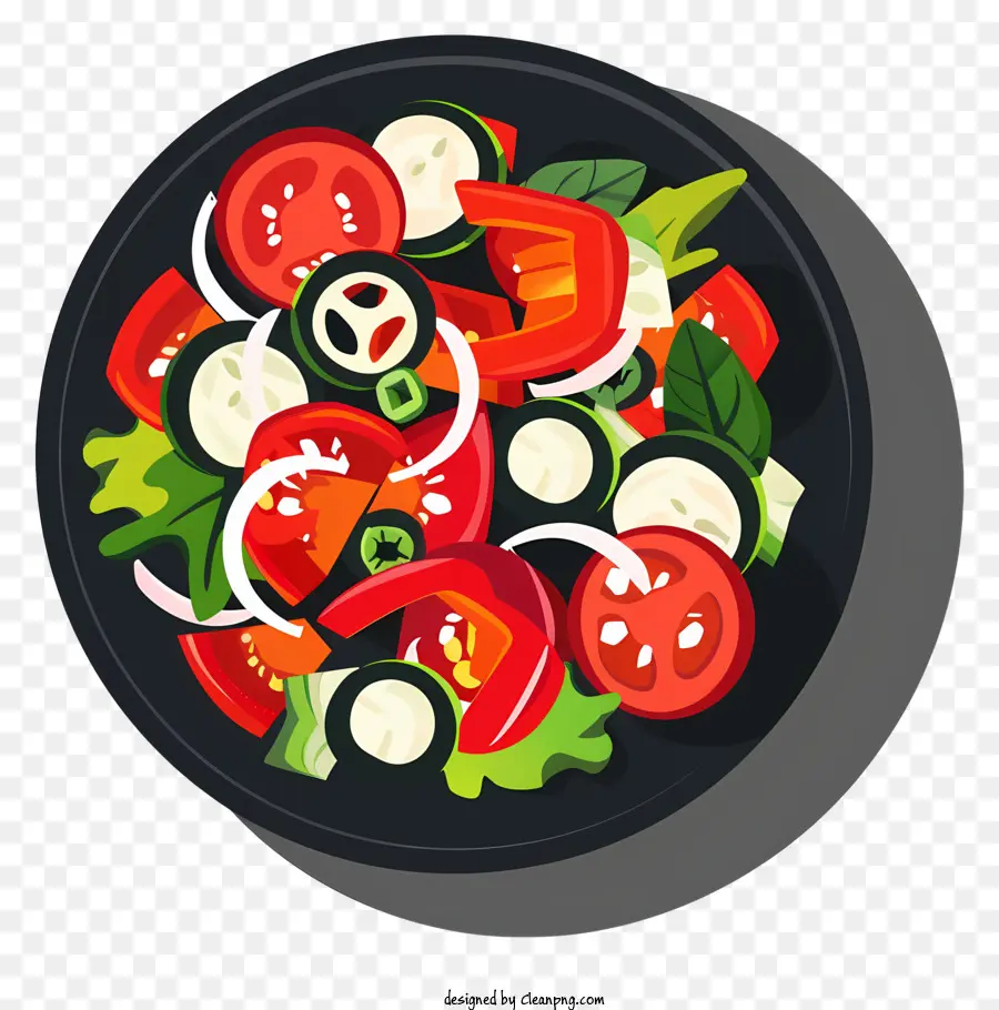 Baharatlı Salata，Tabak PNG