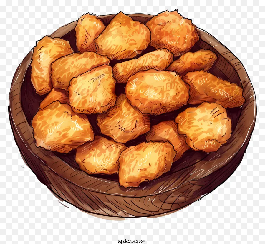 Tavuk Nuggets，Kızarmış Nuggets PNG