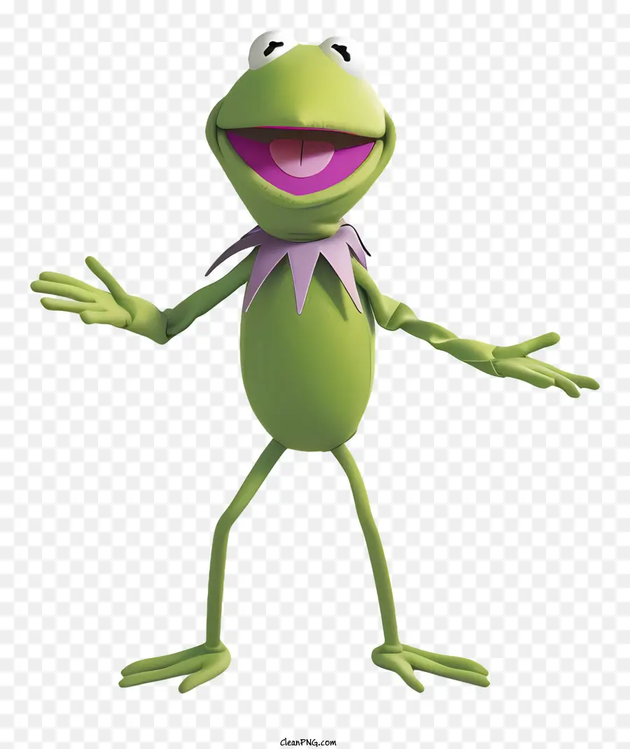 Kurbağa Kermit，Kukla PNG