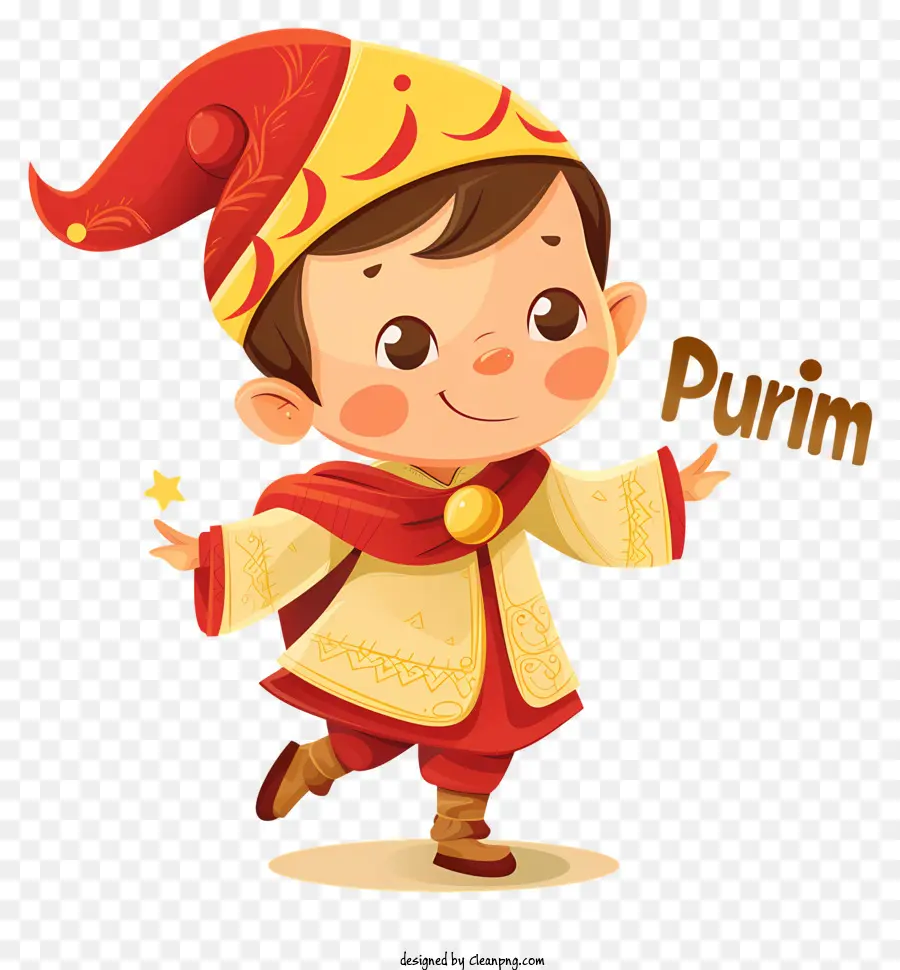 Purim，Kostümlü Sevimli çocuk PNG