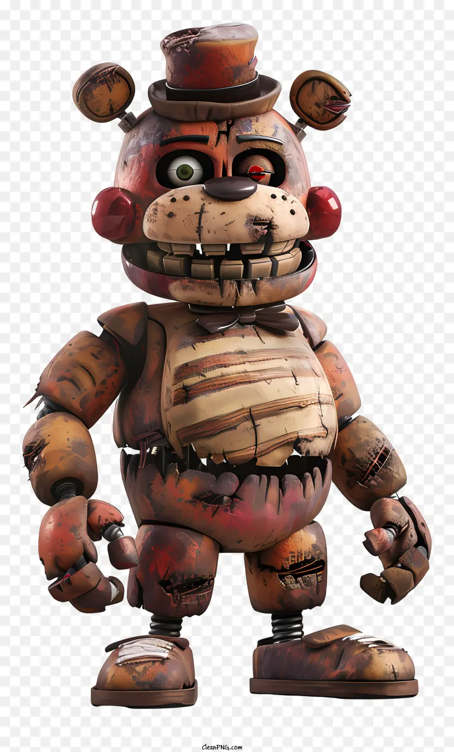 Solmuş Freddy，Animatronik Ayı PNG