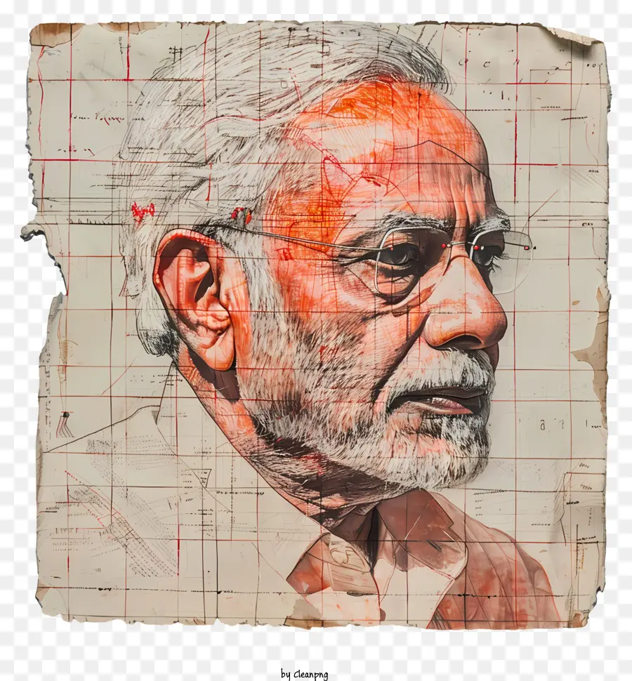 Narendra Modi，Portre PNG