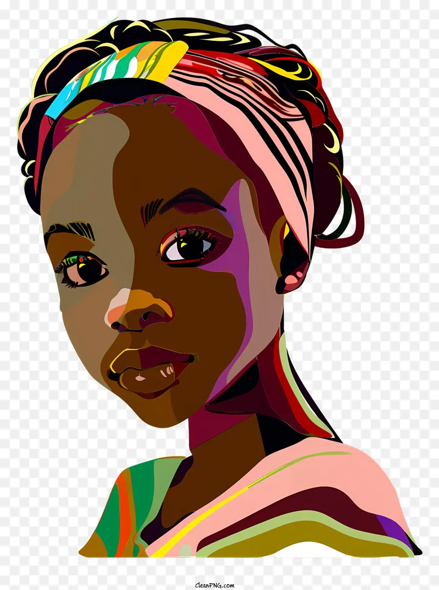 Afrikalı Kız，Afrika Moda PNG
