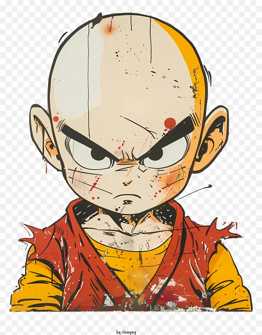 Krillin，Kel çizgi Film Karakteri PNG