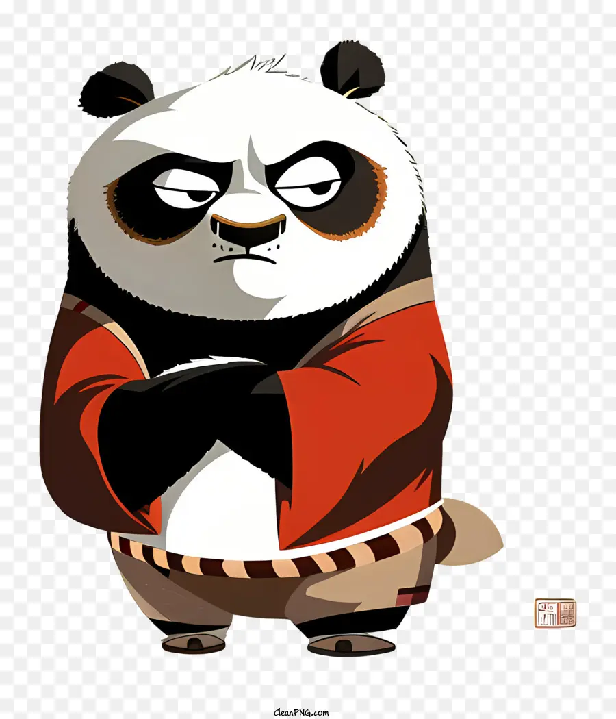 Kung Fu Panda，Kızgın Panda PNG