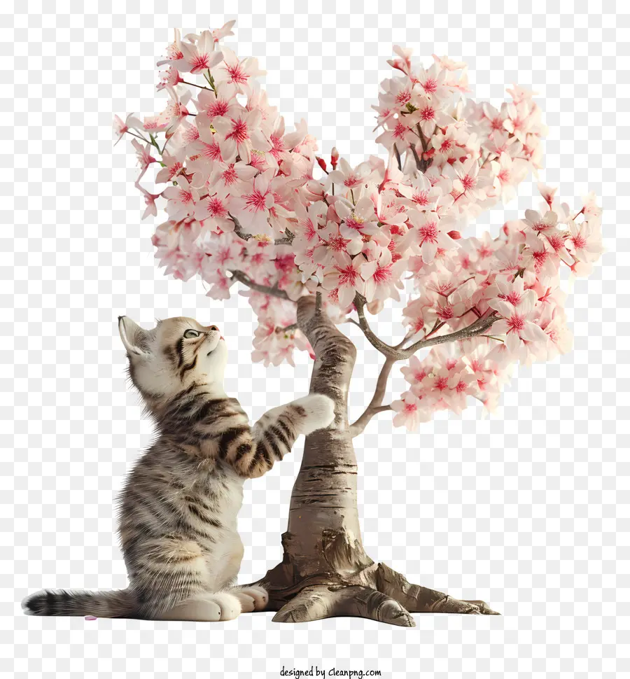 Ağaç Altında Kedi，Kedi PNG