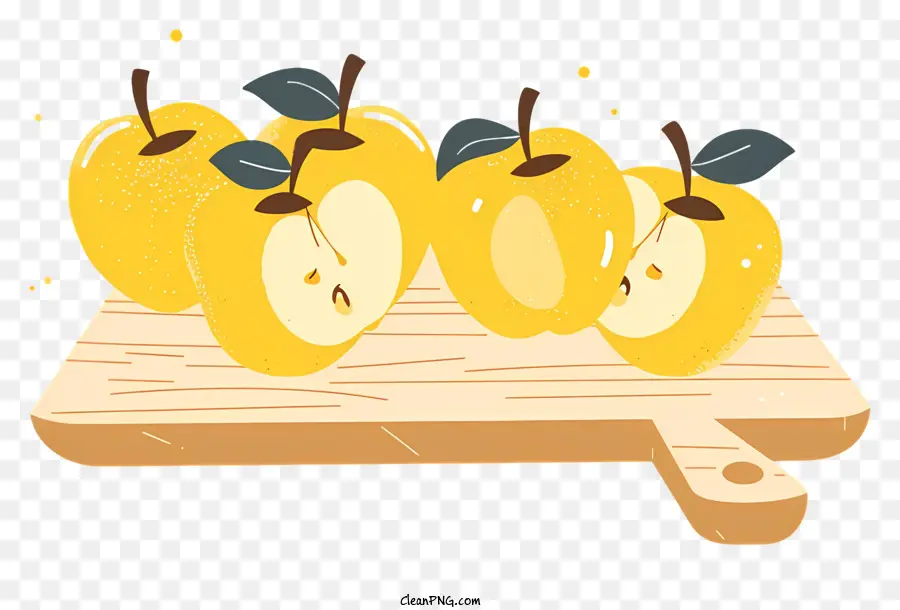 Sarı Elmalar，Elma PNG