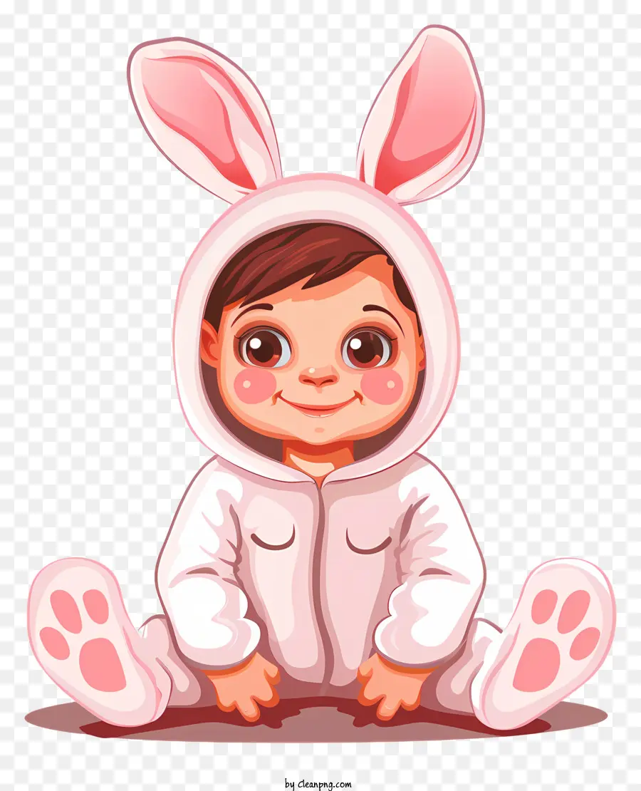 çocuk，Paskalya Tavşanı Kostüm PNG