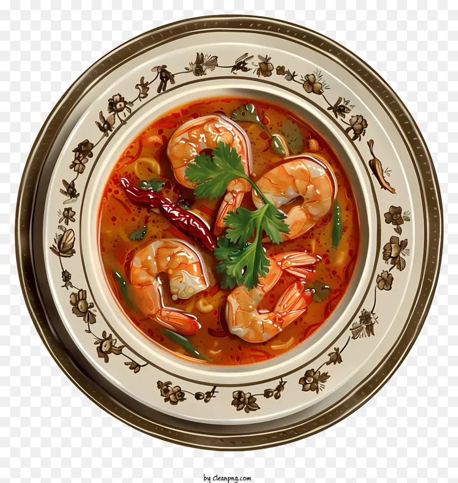 Tom Yum Goong，Karides Çorbası PNG