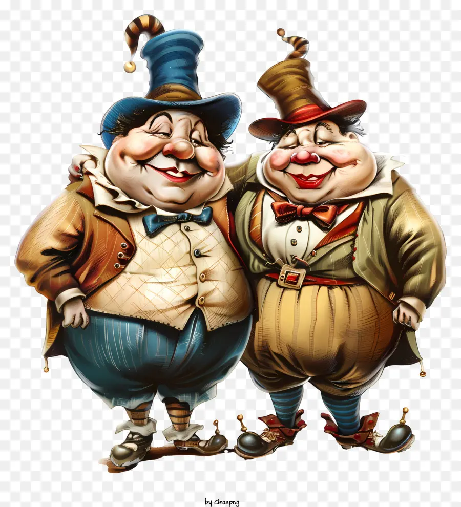 Alice Harikalar Diyarında，Tweedledee Ve Tweedledum PNG