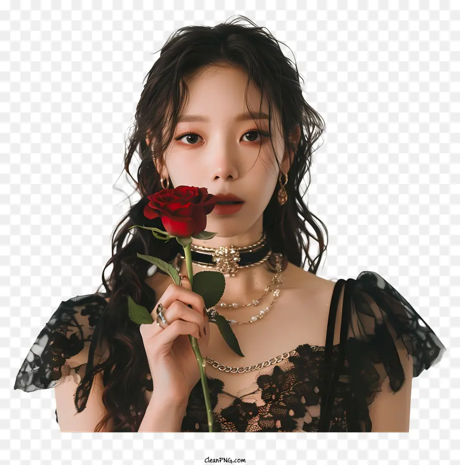 Taeyeon，Güllü Kadın PNG