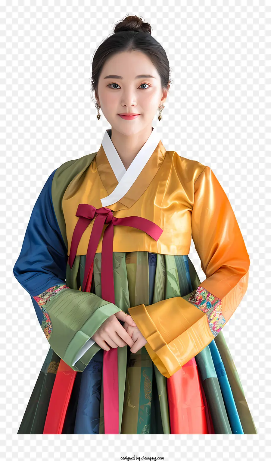 İÜ，Hanbok'taki Kadın PNG