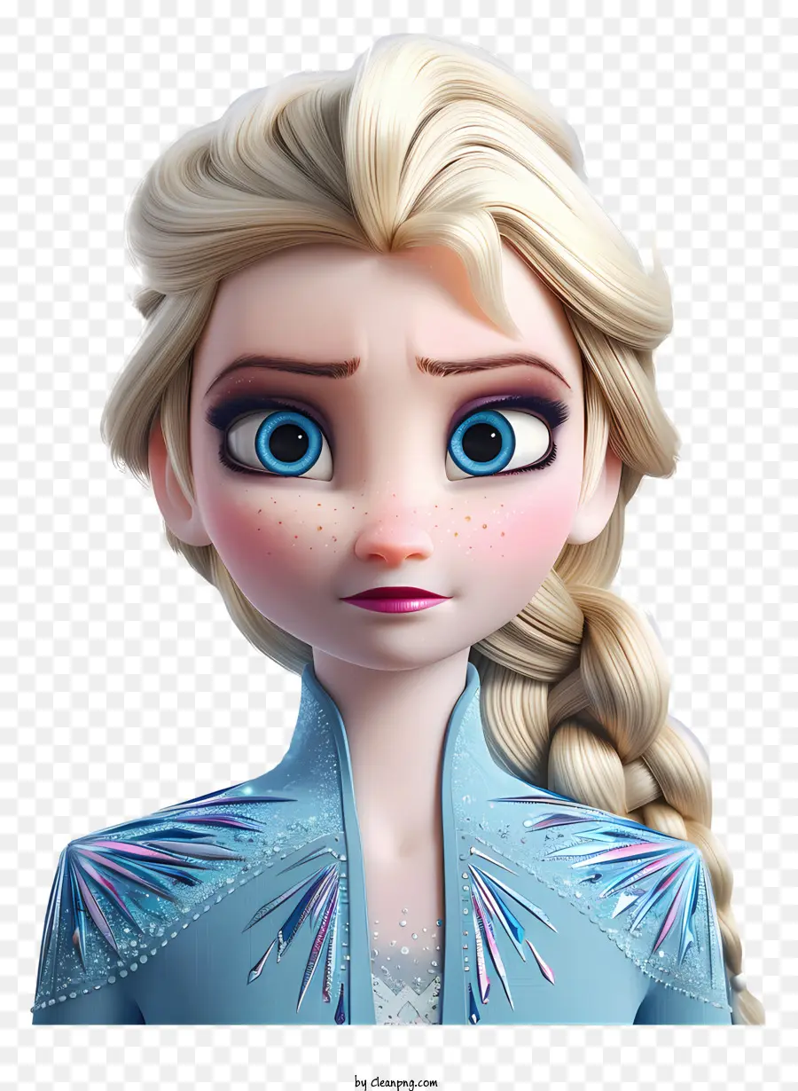 Elsa，Dondurulmuş Pricess PNG