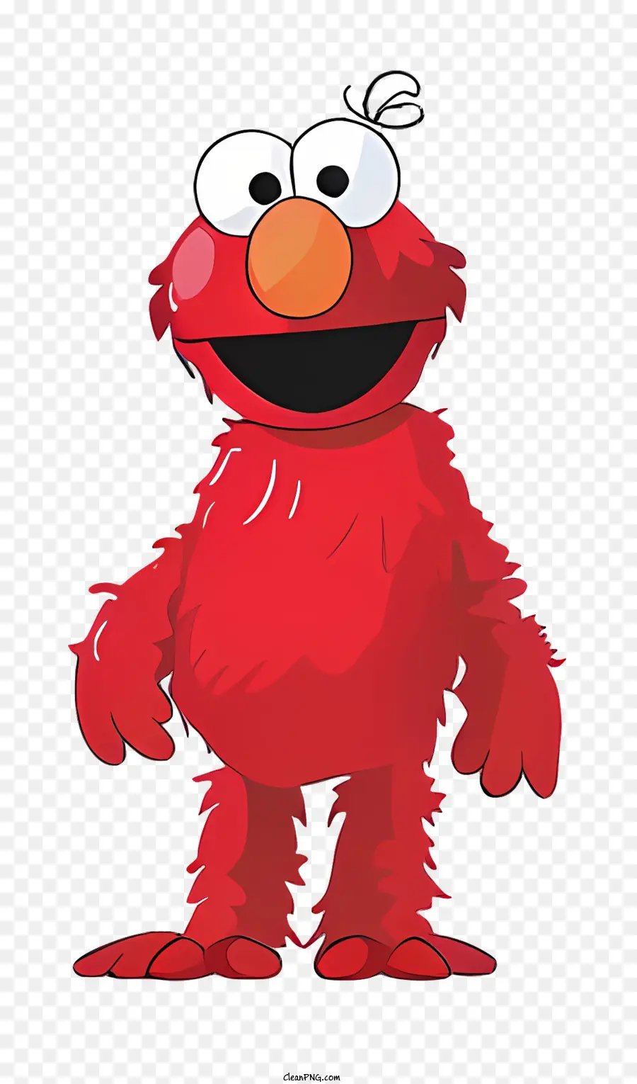 Elmo，Kırmızı Tüylü Karakter PNG