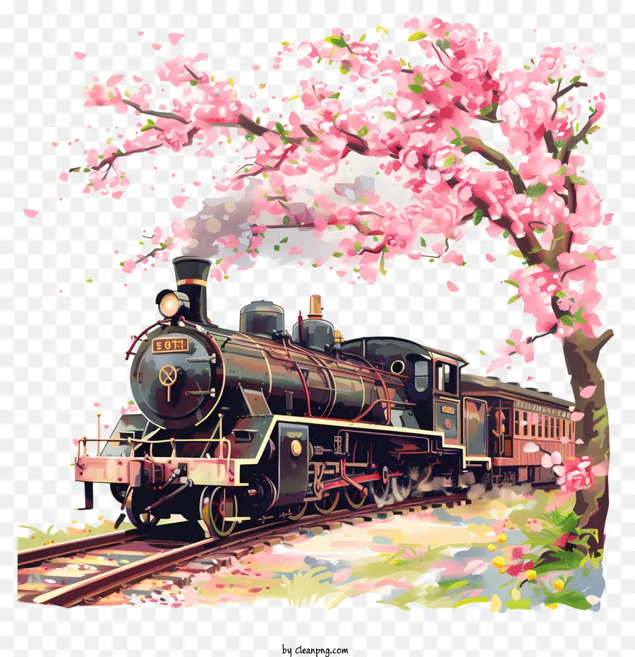 Bahar Alanı，Vintage Tren PNG