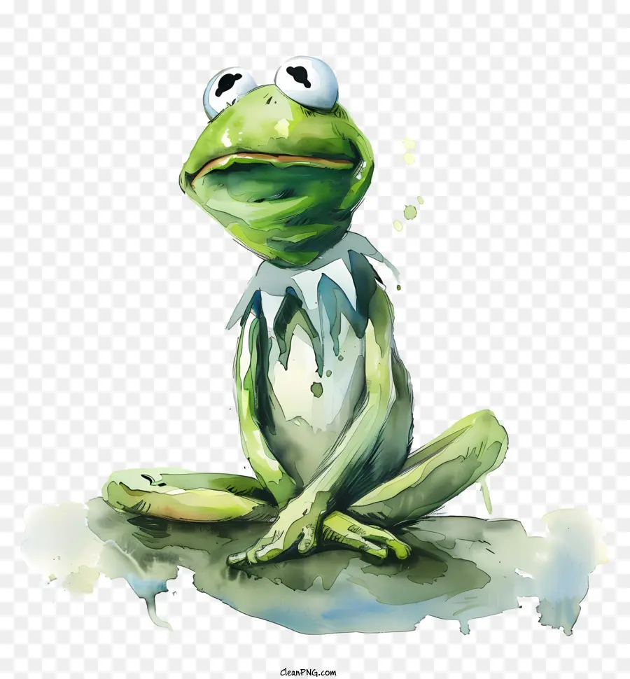 Kurbağa Kermit，Kurbağa PNG