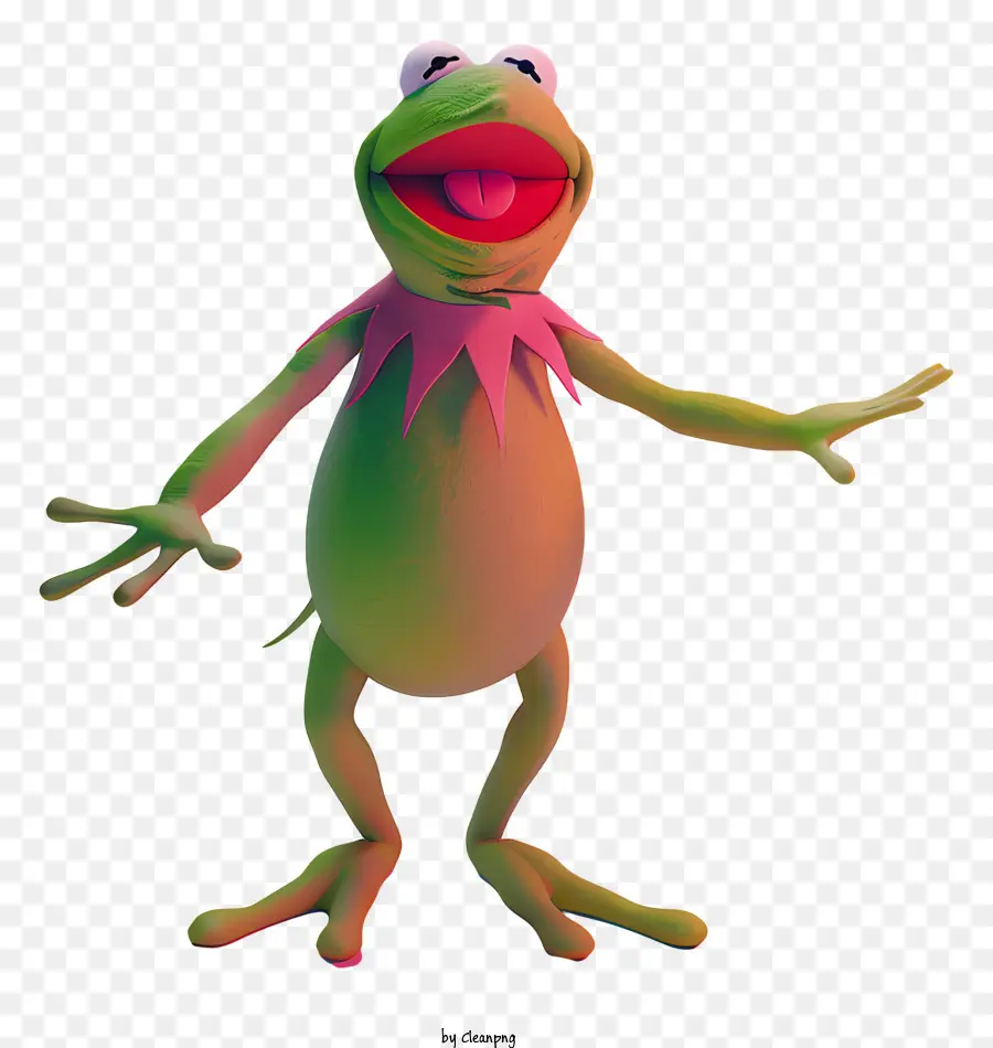 Kurbağa Kermit，Yeşil Kurbağa PNG