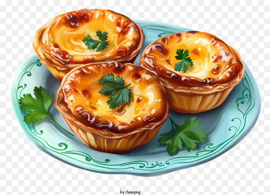 Pastel De Nata，Kremalı Turtalar PNG