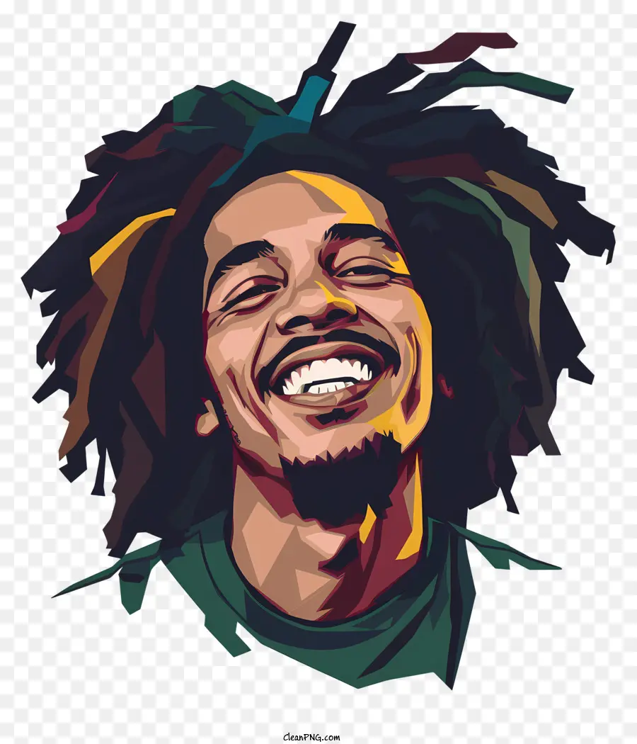 Bob Marley，Rasta Kilitli Adam PNG