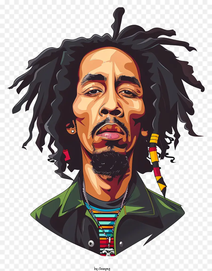 Bob Marley，Karikatür PNG