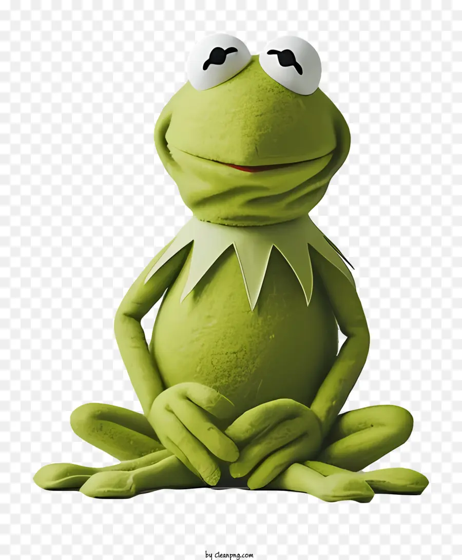 Kurbağa Kermit，Yeşil Kurbağa PNG