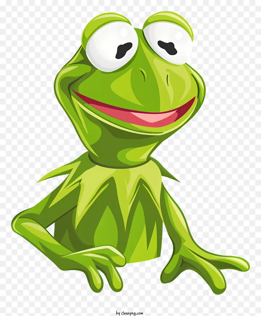 Kurbağa Kermit，Yeşil PNG