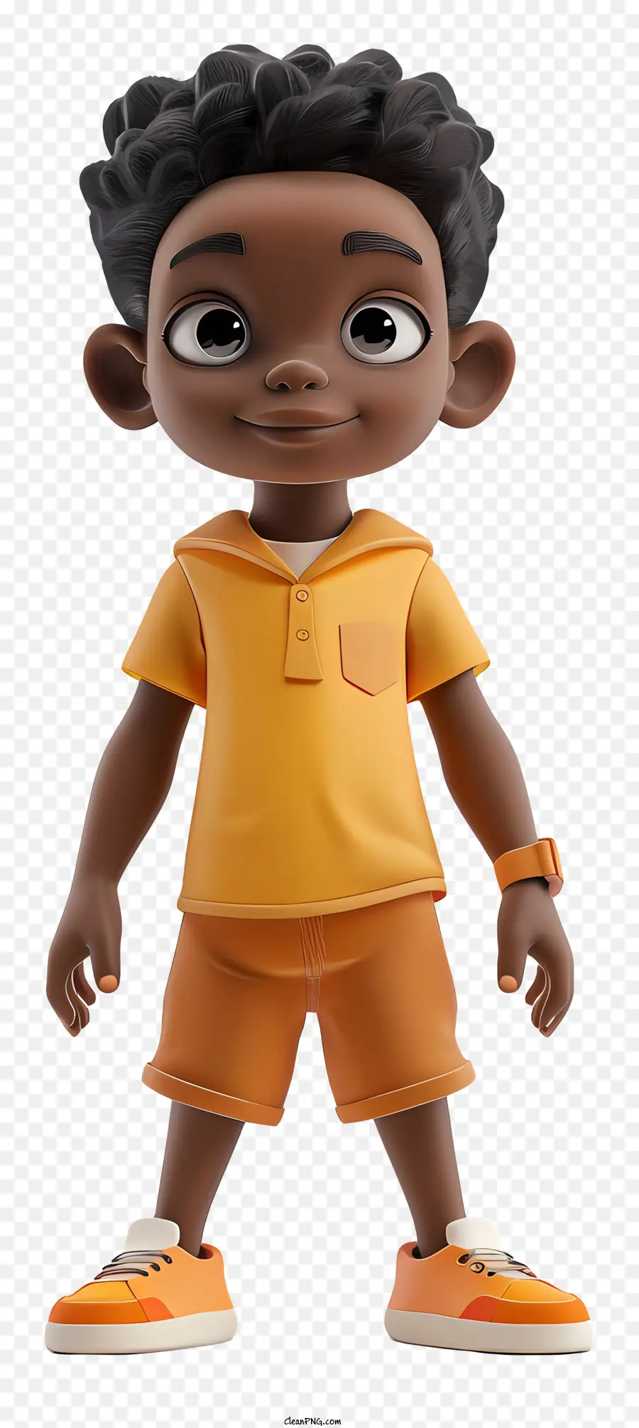 Afrikalı çocuk，Karikatür PNG