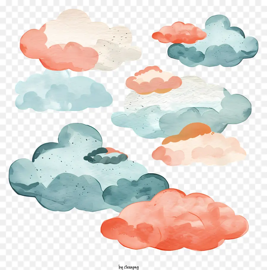 Bulut，Renkli Bulutlar PNG