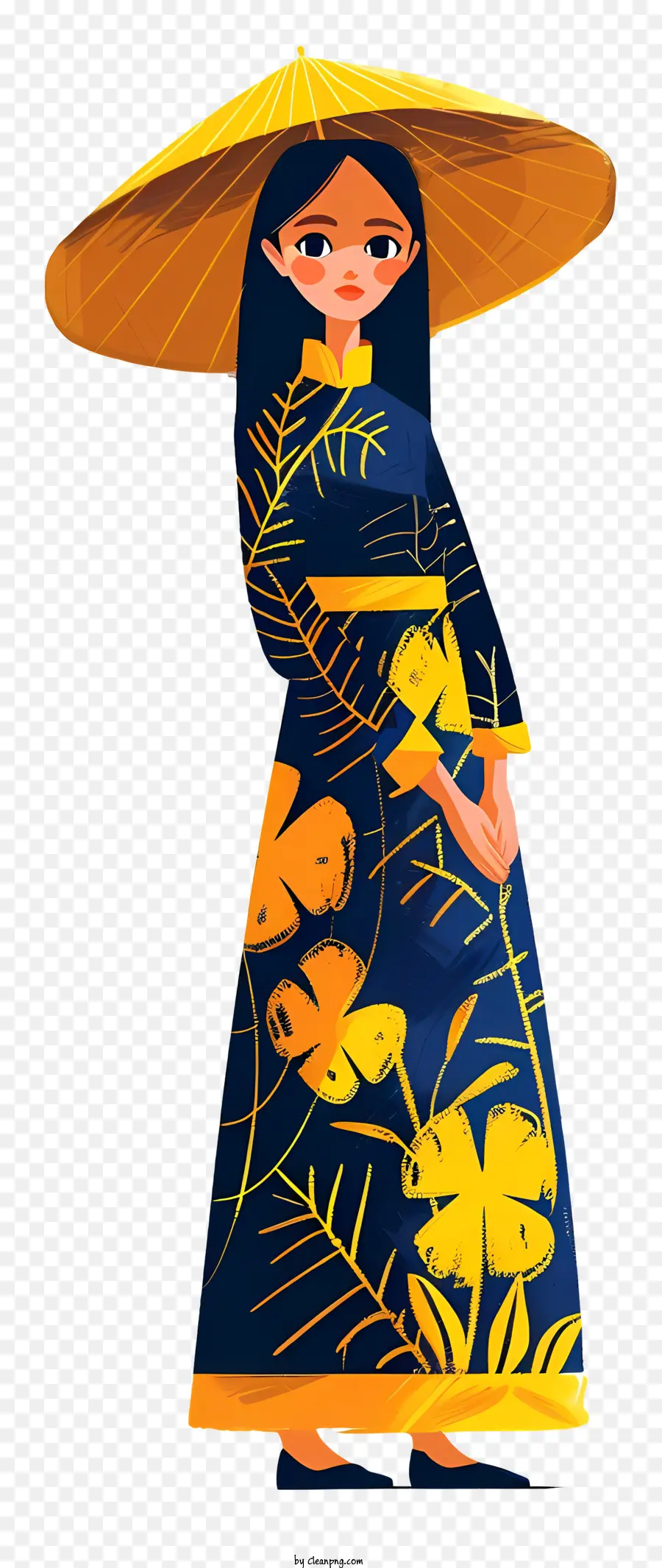 Aodai，Geleneksel Elbise PNG